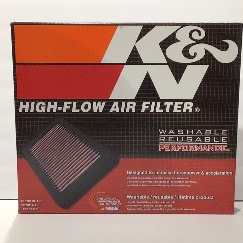 K&N 33-2434 High Flow Performance Air Filter for 10-15 Camaro 3.6L V6 / 6.2L V8